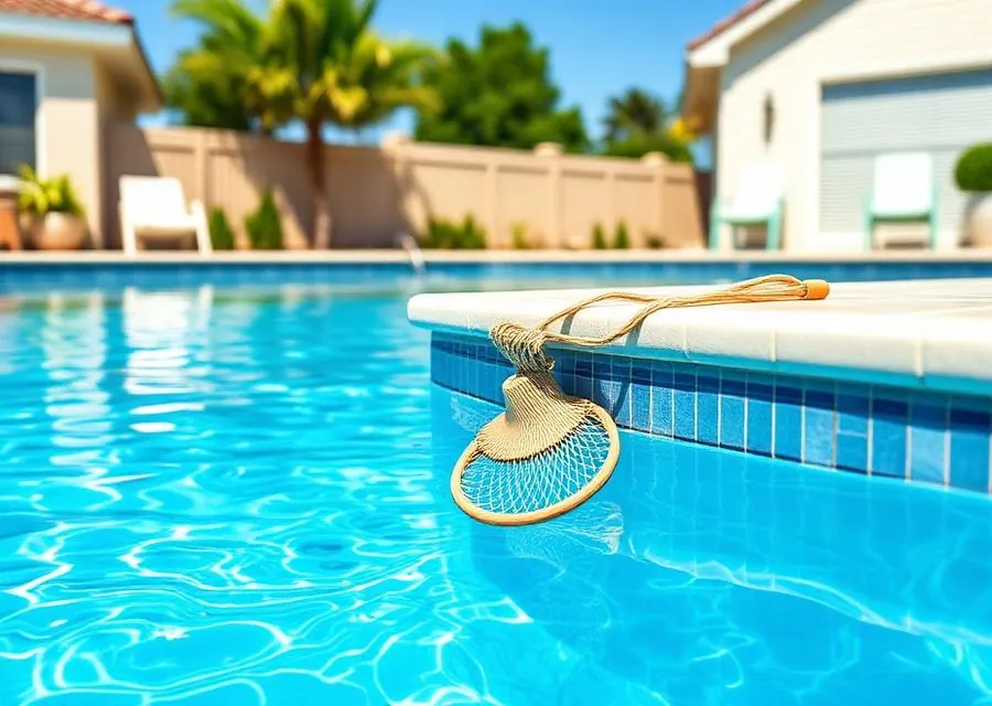 Piscine résidentielle propre
