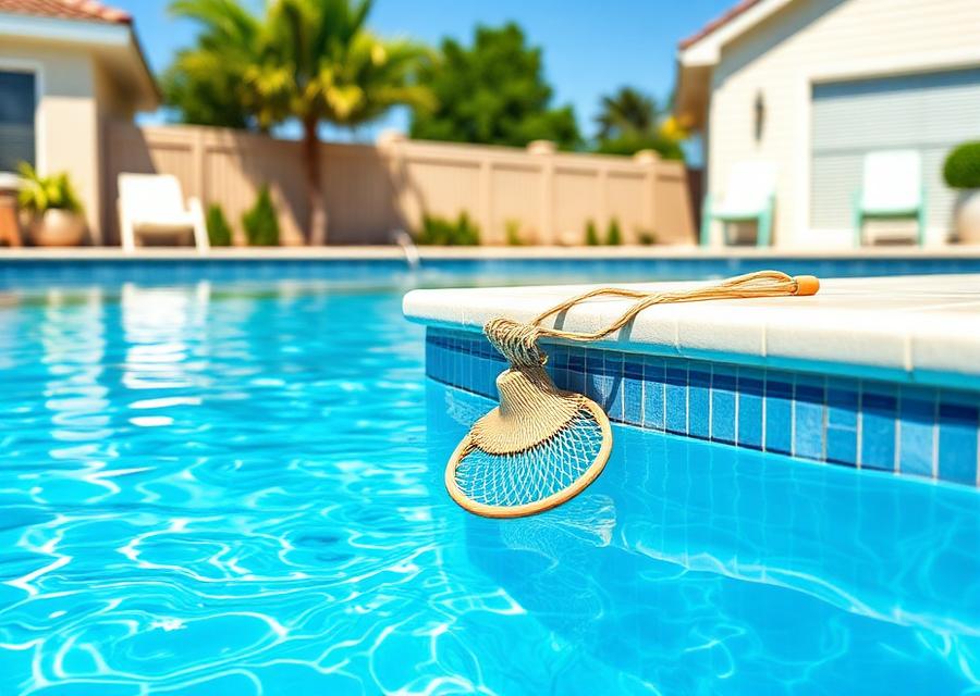 Piscine résidentielle propre